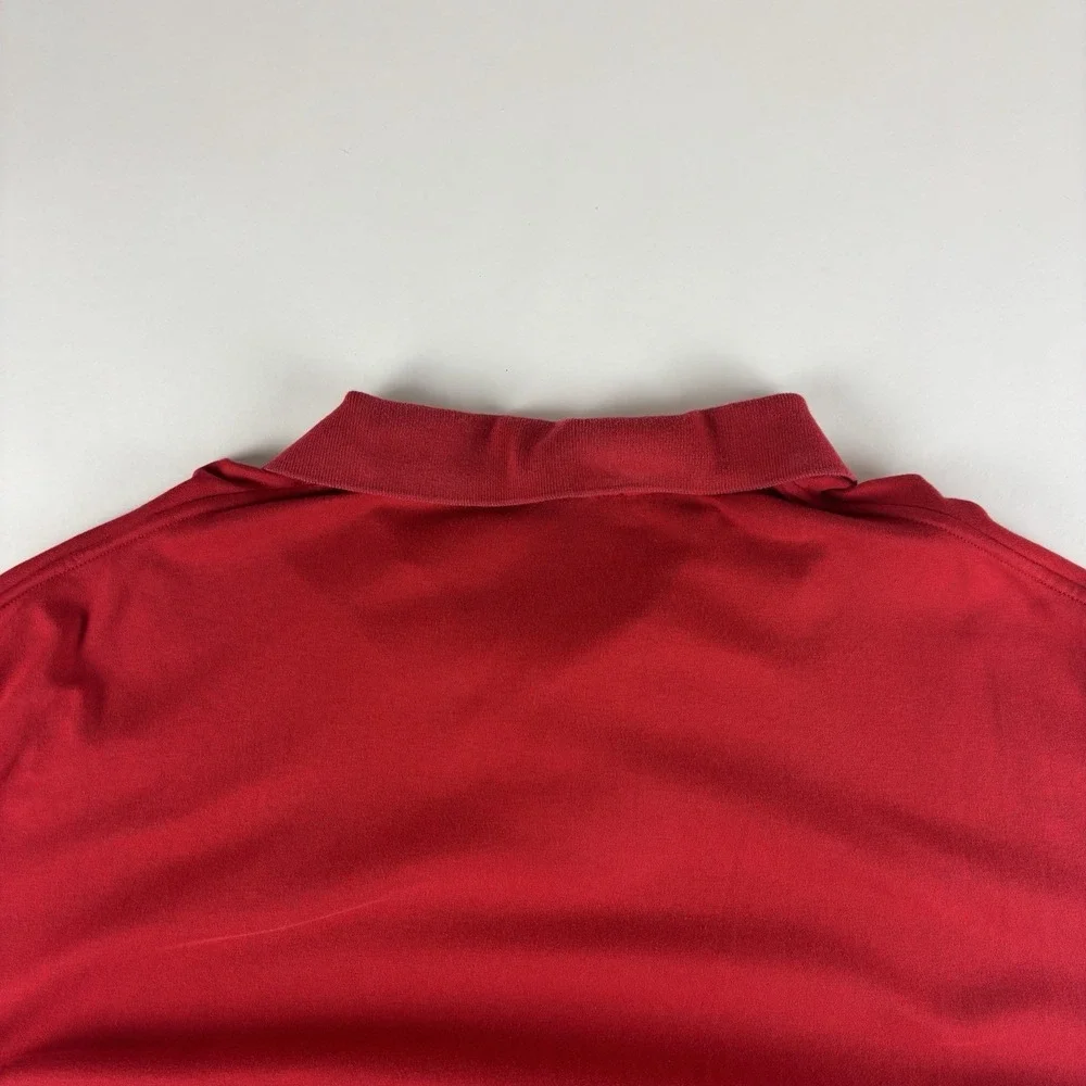 Polo Ralph Lauren Classic Fit‎ Cotton Solid Red Polo Shirt Men's Size 2XB